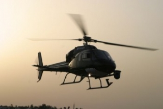  Bautismo en helicóptero en la región Ródano-Alpes. 